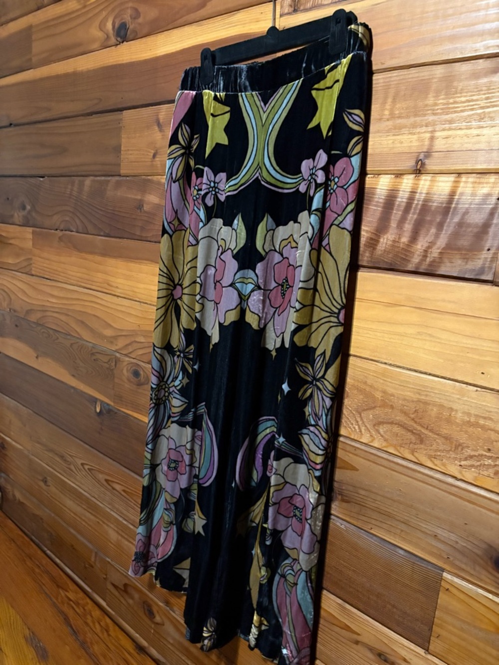 Johnny Was velvet wide leg pants - Picture 5 of 5